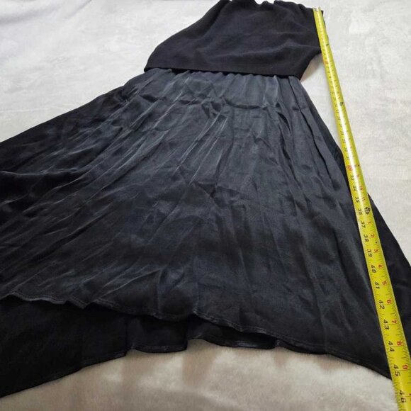 New M By Anthropologie the Gemini cap-sleeve Twofer sweater + dress set in blac - Picture 12 of 12